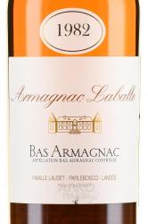 Armagnac Laballe Bas Armagnac 1982 - арманьяк Лабалль Ба Арманьяк 1982 года 0.7 л в п/у