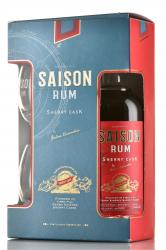 Saison Sherry Cask - ром Сэзон Шерри Каск 0.7 л в п/у 2-мя бокалами