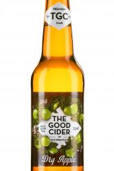 сидр The Good Cider San Sebastian Dry Apple 0.33 л этикетка