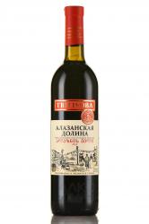 Tbilisoba Alazani Valley - вино Тбилисоба Алазанская долина 0.75 л красное полусладкое