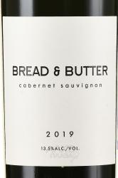 Bread & Butter Cabernet Sauvignon - вино Брэд энд Баттер Каберне Совиньон 0.75 л красное сухое