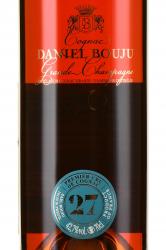 Daniel Bouju Grande Champagne XO №27 - коньяк Даниель Бужу Гранд Шампань ХО 27 лет 0.7 л в п/у