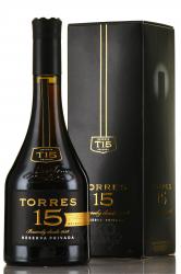 Torres 15 Reserva Privada gift box - бренди Торрес 15 Резерва Привада 0.7 л в п/у