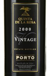 Quinta De La Rosa 2000 - портвейн Кинта Де Ля Роса Винтаж 2000 год Порт 0.75 л