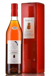 Bas-Armagnac Domaine d’Esperance Les Tresors de d’Artagnan 1979 - арманьяк Сокровища д’Артаньяна 1979 год 0.7 л в п/у