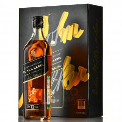 Johnnie Walker Black Label 12 years - виски Джонни Уокер Блэк Лейбл 12 лет 0.7 л в п/у + 2 стакана