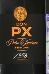 Don PX Pedro Ximenez - херес Дон РХ Педро Хименес 1958 год 0.2 л в п/у