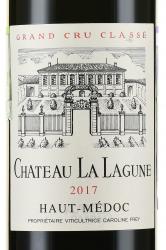 вино Chateau La Lagune Grand Cru Classe 0.75 л красное сухое этикетка