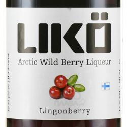 Liko Lingonberry - ликер Лико Брусника 0.5 л десертный
