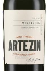 Artezin Zinfandel - вино Артезин Зинфандель 0.75 л красное полусухое
