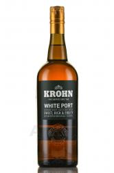 Krohn Porto White - портвейн Крон Порто Уайт 0.75 л белый