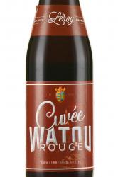 пиво Leroy Breweries Cuvee Watou Rouge 0,33 л этикетка