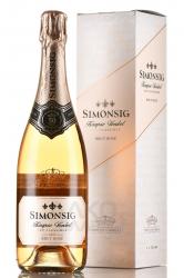 Simonsig Kaapse Vonkel Brut Rose Gift Box - вино игристое Симонсиг Каапсе Вонкель Брют Розе 0.75 л в п/у