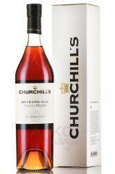 портвейн Churchills Tawny Port 20 Years Old 0.75 л в подарочной коробке