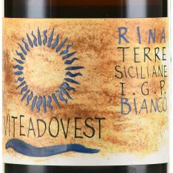 Viteadovest Rina Terre Siciliane Bianco - вино Витедовест Рина Терре Сичилиане Бьянко 0.75 л белое сухое