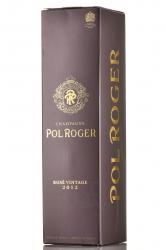 Pol Roger Brut Rose gift box - шампанское Поль Роже Розе 0.75 л в п/у