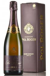 Pol Roger Brut Rose gift box - шампанское Поль Роже Розе 0.75 л в п/у