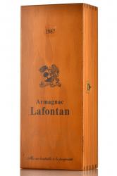 Lafontan Millesime 1987 - арманьяк Лафонтан Миллезим 1987 года 0.7 л