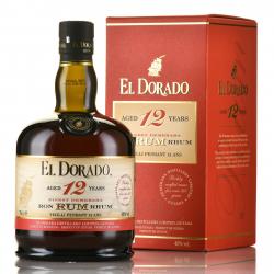 Rum El Dorado 12 years - ром Эль Дорадо 12 лет 0.7 л