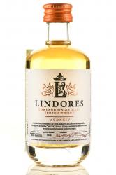Lindores Lowland Single Malt Scotch Whiskey - виски Линдорес Лоуленд Сингл Молт Скотч Виски 0.05 л