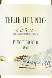 вино Mezzacorona Terre del Noce Pinot Grigio 0.75 л этикетка