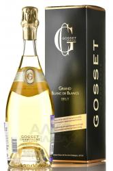 Gosset Grand Blanc de Blancs - шампанское Госсе Гран Блан де Блан 0.75 л