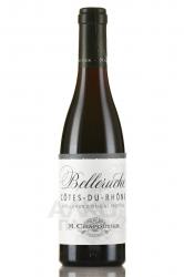 M.Chapoutier Belleruche Cotes du Rhone - вино М Шапутье Бэльрюш Кот Дю Рон 0.375 л красное сухое