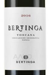 Bertinga Toscana - вино Бертинга Тоскана 0.75 л красное сухое