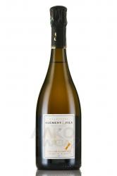 Champagne Clement & Fils Les Cornambeaux Blanc De Blanc Extra Brut - шампанское Шампань Клеман эт Филс Ле Корнамбо Блан де Блан 0.75 л белое экстра брют