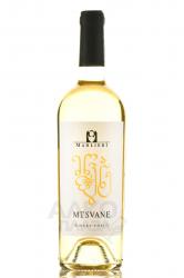 Вино Мцване серия Премиум 0.75 л белое сухое
