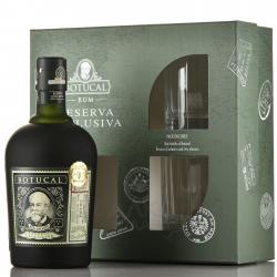 Botucal Reserva Exclusiva gift box with 2 glasses - ром Ботакал Ресерва Эксклюзива в подарочном наборе с 2 бокалами 0.7 л