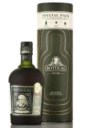 Botucal Reserva Exclusiva - ром Ботукал Резерва Эксклюзива 0.7 л в тубе + стакан