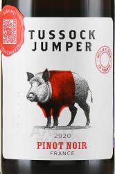 вино Tussock Jumper Pinot Noir 0.75 л этикетка