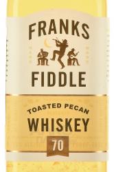 Franks Fiddle Toasted Pecan Flavoured Whiskey - Фрэнкс Фидл Тостед Пекан Флейворид Виски 0.7 л