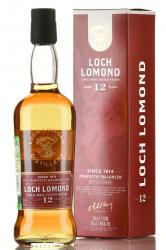 Loch Lomond Single Malt 12 years - виски Лох Ломонд Сингл Молт 12 лет 0.2 л в п/у