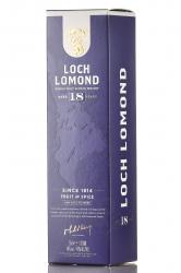 Loch Lomond Single Malt 18 years - виски Лох Ломонд Сингл Молт 18 лет 0.2 л в п/у