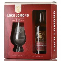 Loch Lomond Single Malt 12 years - виски Лох Ломонд Сингл Молт 12 лет 0.2 л в п/у с бокалом