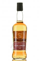 Loch Lomond Single Malt 12 years - виски Лох Ломонд Сингл Молт 12 лет 0.2 л в п/у с бокалом