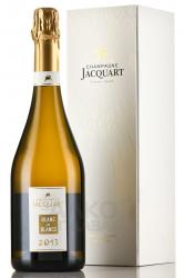Jacquart Blanc de Blancs Vintage - шампанское Жакарт Блан де Блан Винтаж 0.75 л белое брют в п/у