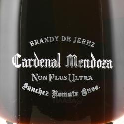 Cardenal Mendoza Non Plus Ultra Solera Gran Reserva 0.5 л этикетка