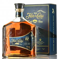 Flor de Cana 12 years - ром Флор де Канья 12 лет 0.75 л