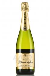 Marques de Lares Brut Nature Cava - вино игристое Маркес де Ларес Брют Натуре Кава 0.75 л белое экстра брют