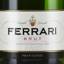 Trento DOC Ferrari Brut - игристое вино Тренто ДОК Феррари 0.75 л п/у