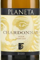 вино Planeta Chardonnay 0.75 л этикетка
