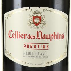 Cellier des Dauphins Prestige Mediterranee IGP 0.75l Французское вино Селье де Дофен Престиж Медитерране 0.75 л красное сухое