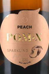 Pom-X Peach - игристый винный напиток Пом Икс Персик 0.75 л