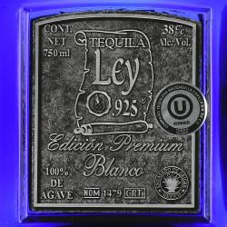 текила Ley 925 Blanco 100% blue Agava 0.75 л этикетка
