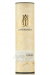 Andresen Colheita 1992 in Tube - портвейн Андресен Колейта 1992 год 0.75 л в тубе