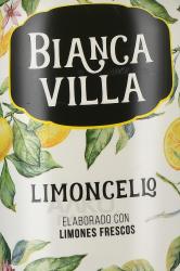 лимончелло Limoncello Villa Bianca 0.7 л этикетка