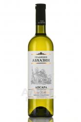Вино Апсара ТМ Традиции Абхазии 0.75 л белое полусладкое 